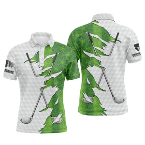 Green golf grass men golf polo shirts custom golf clubs performance shirts golf outfit men NQS5499