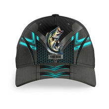 Load image into Gallery viewer, Largemouth bass fishing hats for men, women custom name best fishing hat, gift for fishing lovers NQS3638