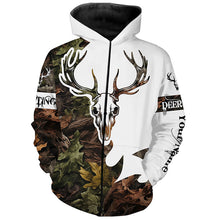 Load image into Gallery viewer, Deer skull reaper hunting big game camouflage hunting clothes Customize 3D All Over Printed Shirts NQS1044