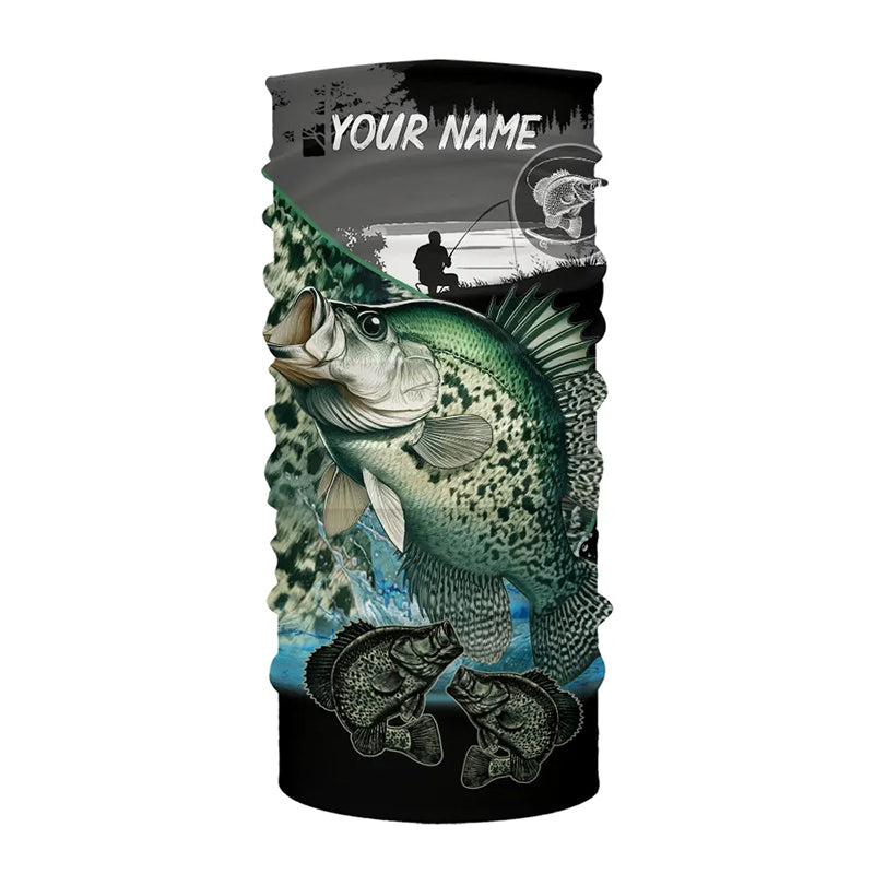 Crappie fishing green scales customize performance long sleeves Fishing shirts, Crappie fishing gifts NQS4794