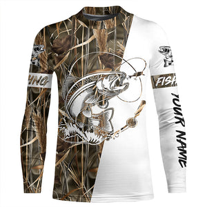 Steelhead trout Fishing tattoo custom performance fishing shirt UV protection NQS647