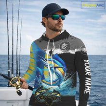 Load image into Gallery viewer, Marlin fishing scales customize performance long sleeves Fishing shirts, Marlin fishing jerseys NQS11563