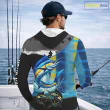 Load image into Gallery viewer, Marlin fishing scales customize performance long sleeves Fishing shirts, Marlin fishing jerseys NQS11563