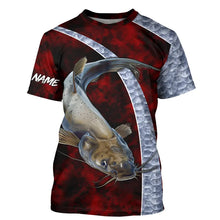 Load image into Gallery viewer, Catfish fishing shirts for men, women custom Performance Long Sleeve Fishing shirts NQS2438