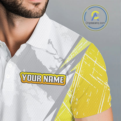 Golf and beer That's why I'm here Funny Men golf polo shirts Custom Team Golf beer shirt for men NQS10133