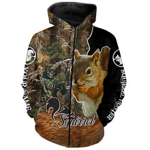 Load image into Gallery viewer, Squirrel Hunting Camouflage Custom Name Shirts for Hunter, Squirrel Hunting Gifts Shirts FSD554