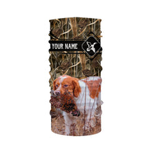 Load image into Gallery viewer, Pheasant Hunting with Brittany dog waterfowl camo Shirts, Personalized Duck Hunting Gifts FSD3727