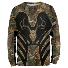 Load image into Gallery viewer, Bow Hunting Deer camouflage Custom Name all over print Shirts, Personalized Hunting Clothes for Men FSD459