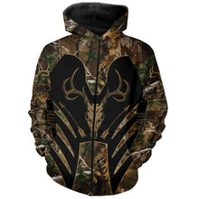 Load image into Gallery viewer, Bow Hunting Deer camouflage Custom Name all over print Shirts, Personalized Hunting Clothes for Men FSD459