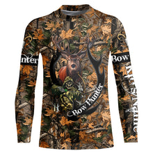 Load image into Gallery viewer, Bow Hunting Deer Grim Reaper Camouflage custom Name Shirts, Personalized gift for Bow Hunter FSD902