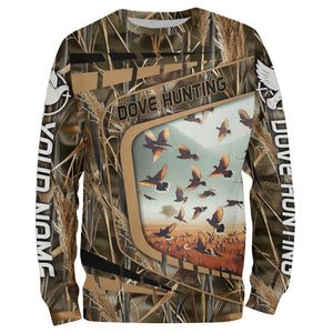 Dove hunting camo custom name 3D all over print Shirts Personalized Dove bird hunting gifts FSD2391