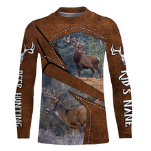 Load image into Gallery viewer, Deer Hunting Custom Name All over printed Shirts for Deer Hunter, Personalized Deer Hunting Gifts FSD2941