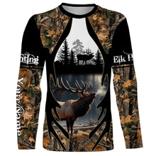 Load image into Gallery viewer, Best Elk Hunting Camouflage Custom Name Shirts for Hunters, Personalized Hunting Shirts FSD1812