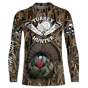 Personalized Turkey Hunting camouflage custom Name all over print Shirt, hunting gifts FSD108