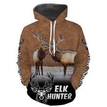 Load image into Gallery viewer, Elk Hunting Custom Name Shirts for Elk Hunters, Best Elk Hunting Gifts for Men FSD4528