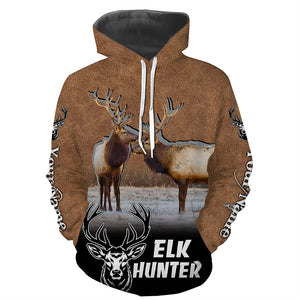 Elk Hunting Custom Name Shirts for Elk Hunters, Best Elk Hunting Gifts for Men FSD4528