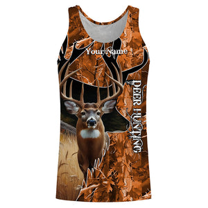 Deer Hunting Orange camouflage Custom name Shirts, Deer hunting shirt, Gifts for hunters FSD189