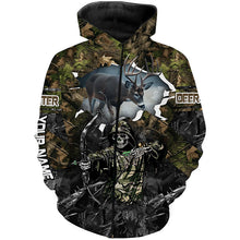 Load image into Gallery viewer, Deer Hunting Grim Reaper Camouflage Shirts for Deer Hunters, Personalized Hunting Shirts FSD761