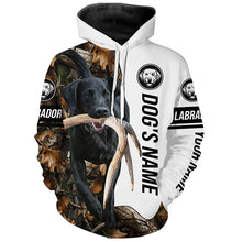 Load image into Gallery viewer, Black Labrador Antler Shed Hunting Labs Customize Name All over print Shirts FSD3585