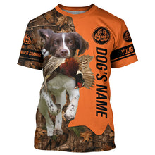 Load image into Gallery viewer, Pheasant Hunting with Dog English Springer Spaniel Customize Name Shirts for Bird Hunter FSD4038