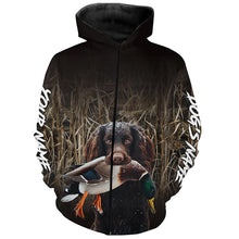 Load image into Gallery viewer, Duck Hunting Waterfowl Camo Boykin Spaniel Dog Shirts, Personalized Duck Hunting clothes FSD4545