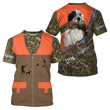 Load image into Gallery viewer, Custom Name English Setter Dog Pheasant Upland Hunting Vest shirt for Men FSD3989