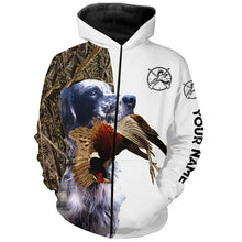 Load image into Gallery viewer, Pheasant Hunting With Dog English Setter Custom Name All Over Printed Shirts - Personalized Hunting Gifts FSD1918