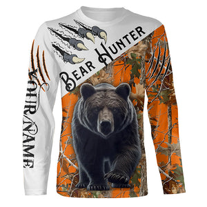 Bear Hunting Camouflage custom Name all over print Shirts, Bear hunting Shirt, gift for Hunter FSD227