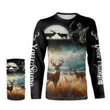 Load image into Gallery viewer, Deer Hunting Grim Reaper Custom Name Shirts for Deer Hunter, Hunting Gift, Hunting Shirts FSD557