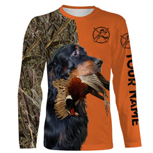 Load image into Gallery viewer, Pheasant hunting with Dog Gordon Setter Customize name 3D All over print Shirts FSD3746