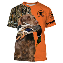 Load image into Gallery viewer, German Longhaired Pointer Duck hunting Dog Customize name all over print Shirts - Hunting gifts FSD3644