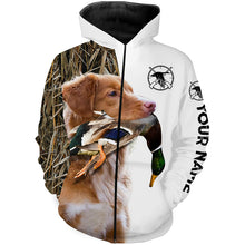 Load image into Gallery viewer, Duck Hunting with Toller (Nova Scotia Duck Tolling Retriever) Dog Custom Name 3D All over print Shirt FSD3655