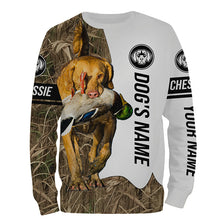 Load image into Gallery viewer, Duck Hunting Dog Chessie Chesapeake Bay Retriever Customize Name Camo Full Printing Shirts FSD3432