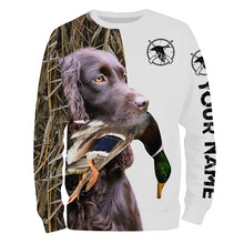 Load image into Gallery viewer, Duck Hunting With Dog Boykin Spaniel Custom Name 3D Full Printing Shirts For Men Women - Personalized Hunting Gifts FSD1878