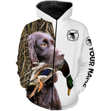 Load image into Gallery viewer, Duck Hunting With Dog Boykin Spaniel Custom Name 3D Full Printing Shirts For Men Women - Personalized Hunting Gifts FSD1878