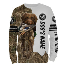 Load image into Gallery viewer, Duck Hunting Dog Wirehaired pointing griffon Customize Name Camo 3D All Over Printed Shirts FSD3440