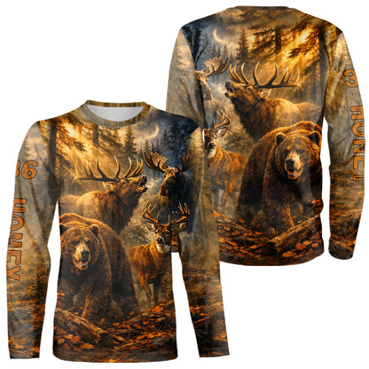 Bears Elk Deer Moose Hunting FSD4791KYC