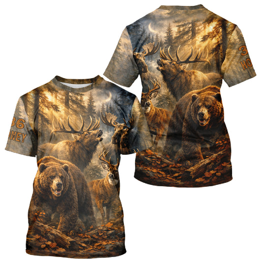 Bears Elk Deer Moose Hunting FSD4791KYC