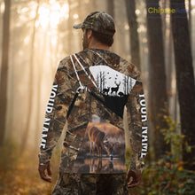Load image into Gallery viewer, Deer Hunting 3D All Over Print Shirt Personalized Brown Fall Season Camo Hunting Clothes NHT204