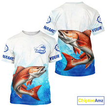 Load image into Gallery viewer, Redfish Fishing T-shirts Gift For Men Deep Sea Saltwater Angler Ocean Adventure 