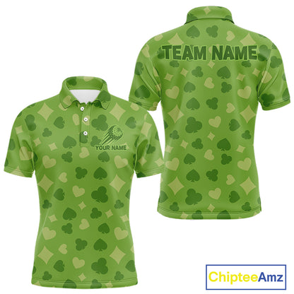 Personalized Poker Green Mens Golf Polo Shirt, Funny Golf Top For Family Team Shirt NHT756