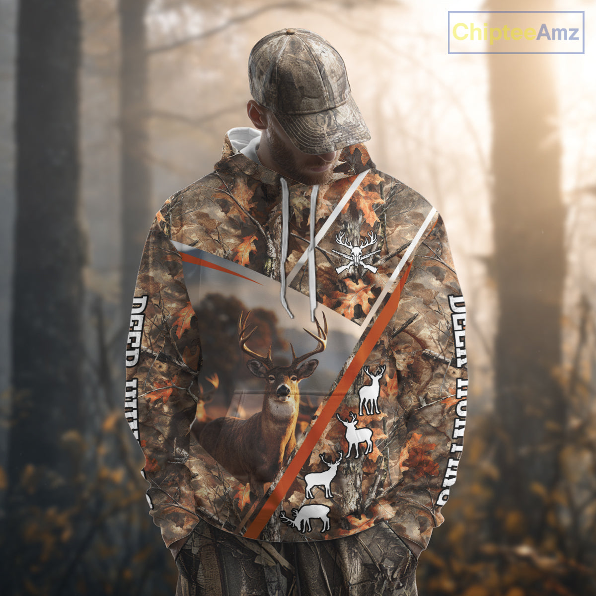 Custom Camo 3D Animal Deer Hunting Shirt Best Hunting Clothes For Season, Hunting Gift NHT255