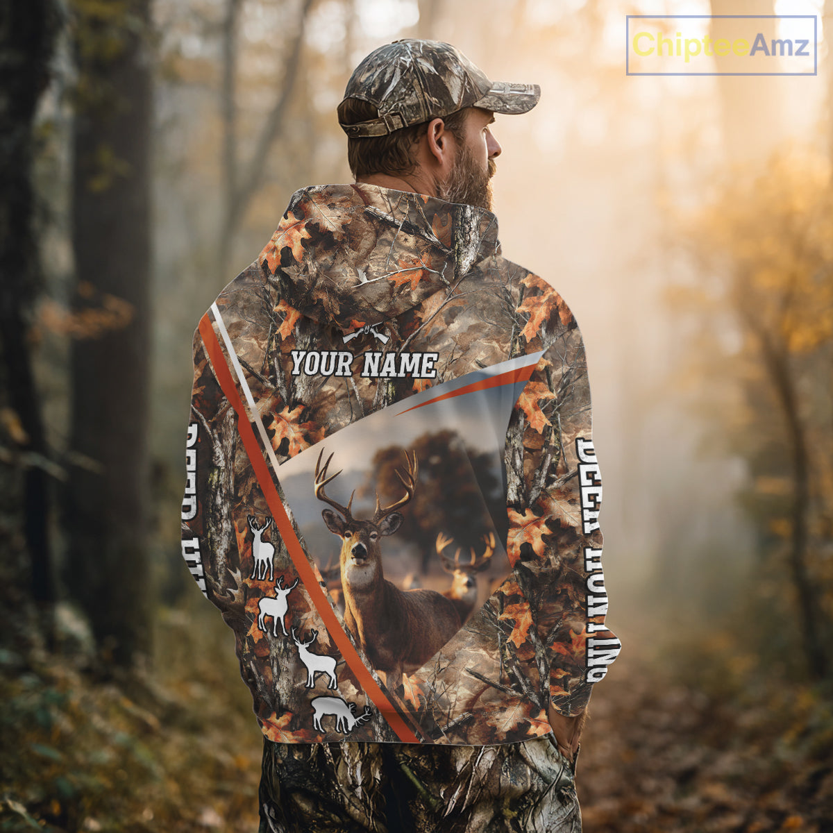 Custom Camo 3D Animal Deer Hunting Shirt Best Hunting Clothes For Season, Hunting Gift NHT255