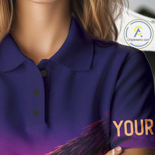 Load image into Gallery viewer, Retro Dog Womens Golf Polo Shirt Personalized Name Summer Beach Beer Golf Shirt Gift For Dog Lover
