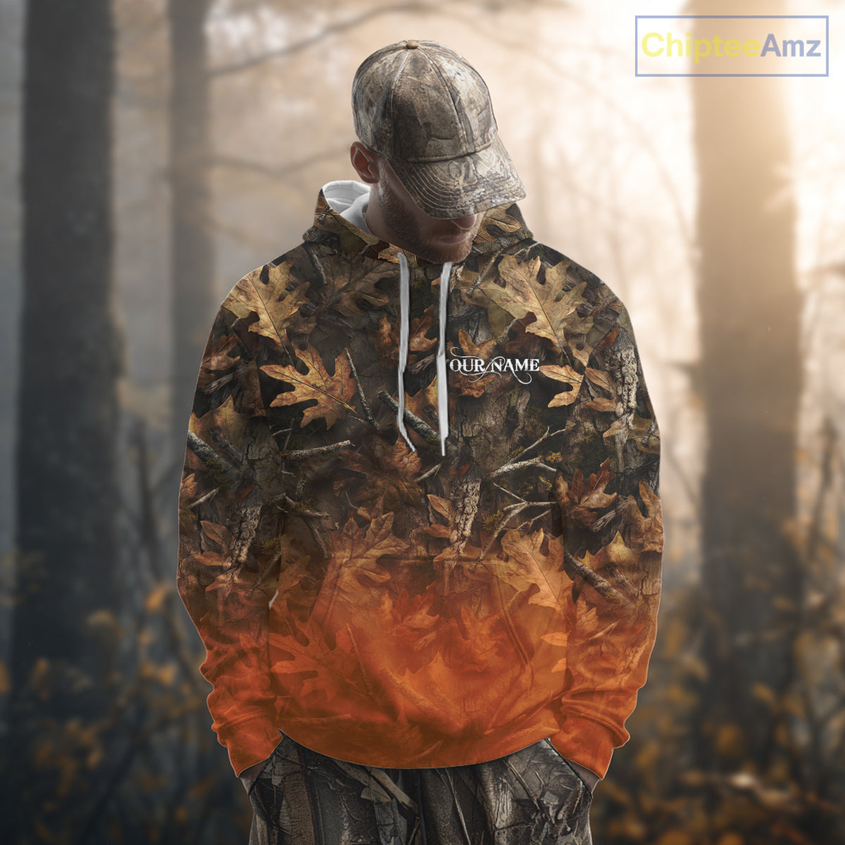 Fall Season Deer Hunting Shirt Custom Name Camo Clothes For Men Best Deer Hunting NHT81