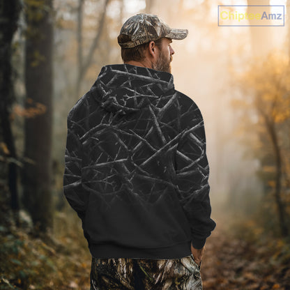 Best Deer Hunting Shirt Black Camo Customize Name 3D All Over Printed Shirts, Hunting Gift NHT82