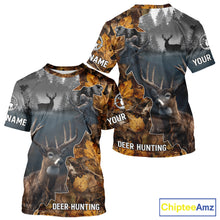 Load image into Gallery viewer, Personalized Grim Reaper Deer Hunting 3D Camo Shirt , Deer Hunting Shirt NHT278