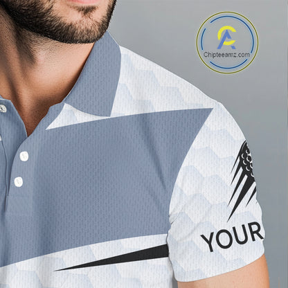 Funny Mens Golf Polo Shirts Custom Cowboy Golf Ball Golf Outfits, Best Golf Gifts NHT860
