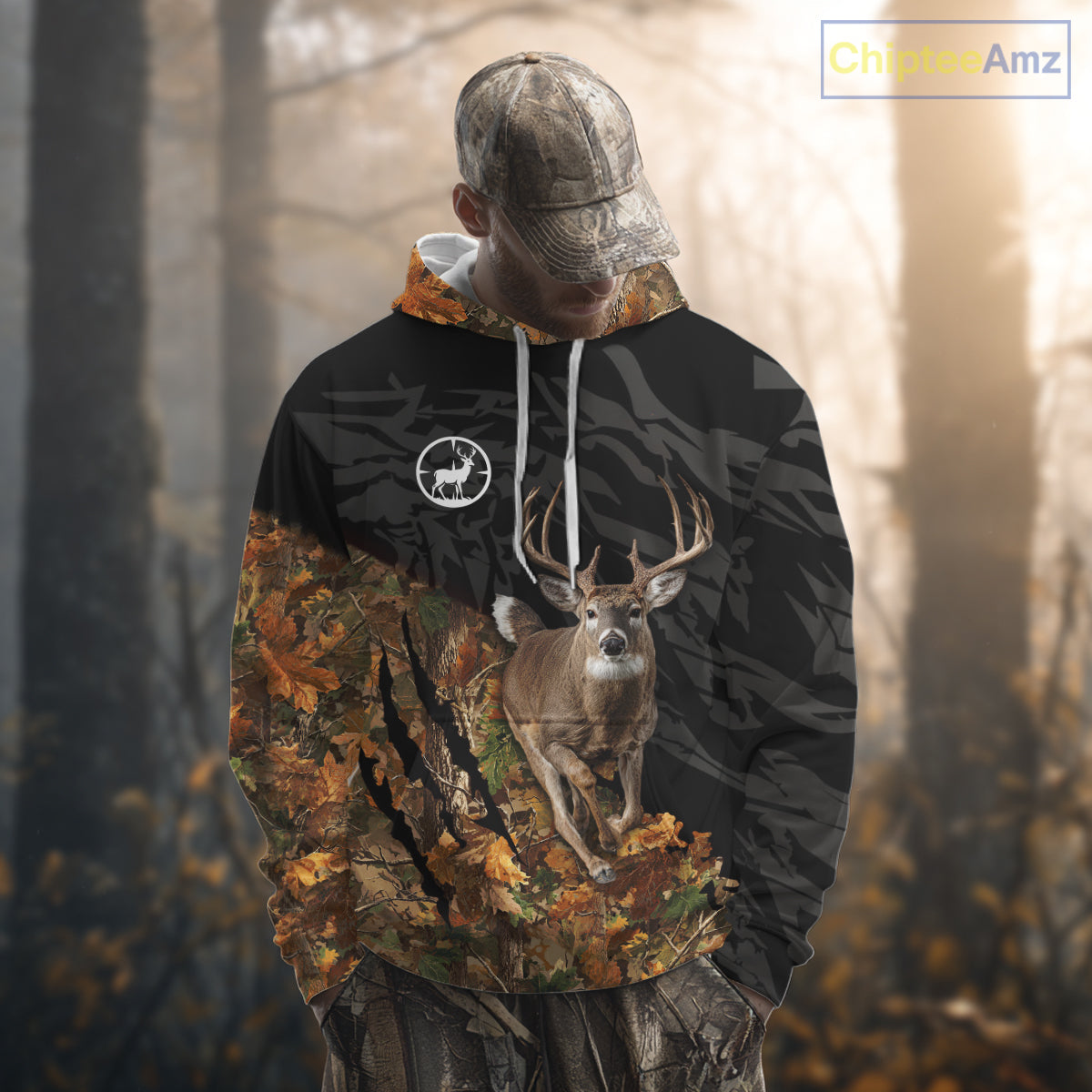 Deer Hunting Big Game Camo Custom Name 3D All Over Print Shirts, Hunting Gifts NHT196