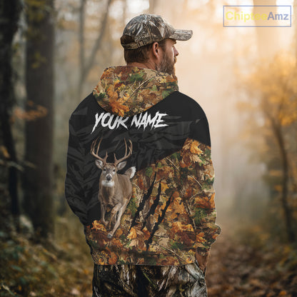 Deer Hunting Big Game Camo Custom Name 3D All Over Print Shirts, Hunting Gifts NHT196